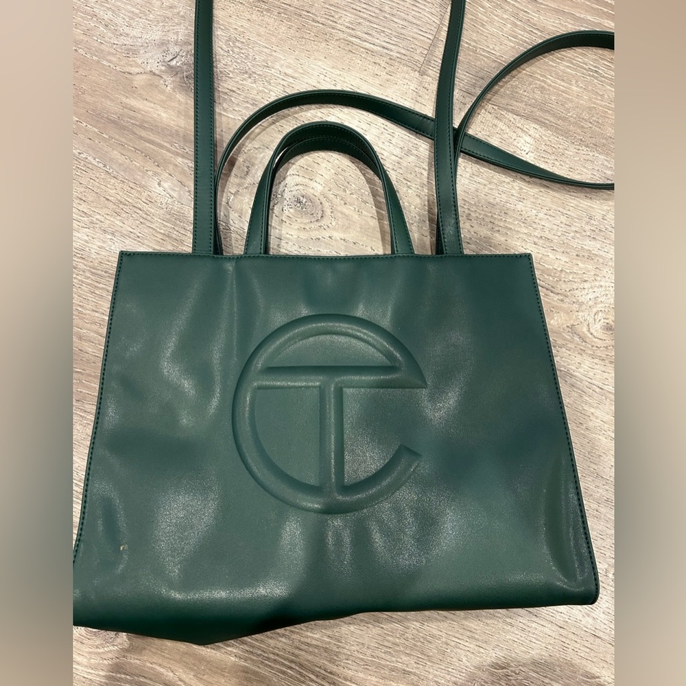 Telfar Medium Dark Olive USED Shopper Bag